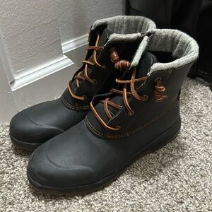 Sperry Women's Maritime Repel Snow Boots - Black size 9W